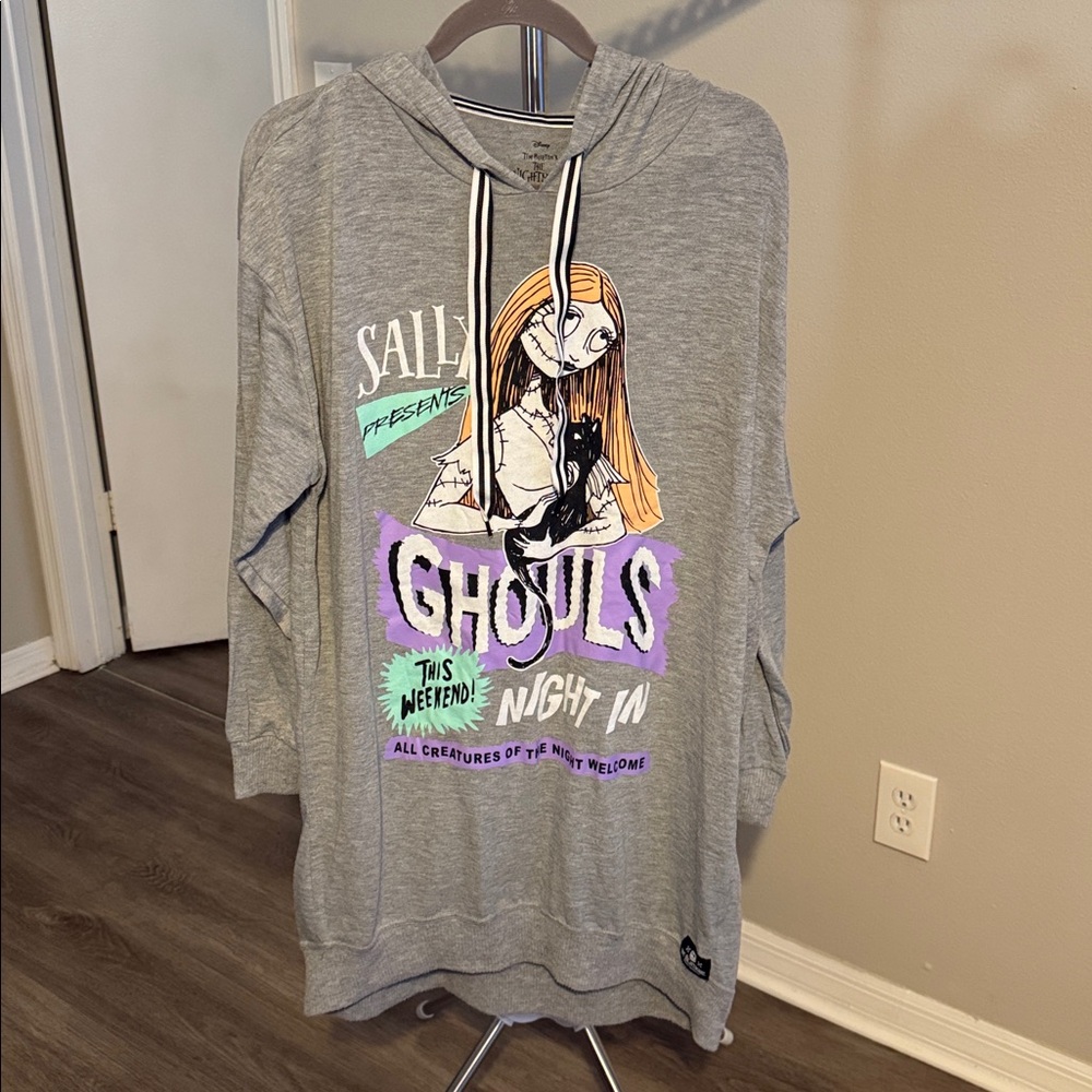 Disney Gray Sally Pajama dress